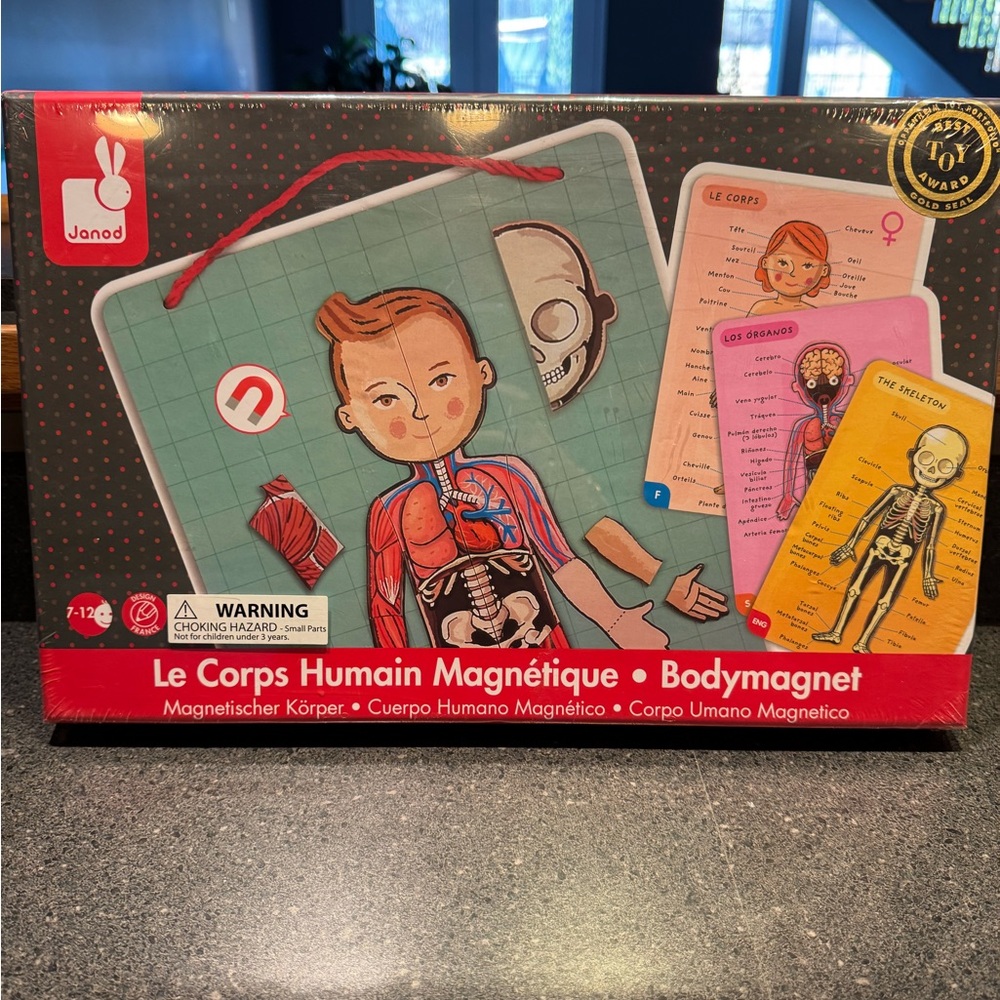 Janod Humanbody Magnet Learning. Toy